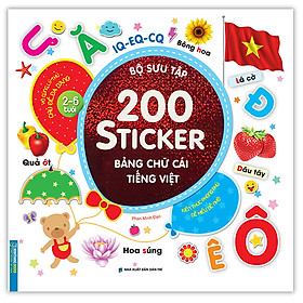 Sách Bộ Sưu Tập 200 Sticker - Bảng Chữ Cái Tiếng Việt
