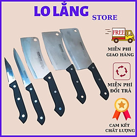 Bộ dao 5 món cực bén , gia công kĩ , made in Thái Lan