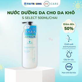 Nước dưỡng da chiết xuất acid hyaluronic s select 500ml/chai