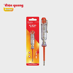 Bút thử điện Điện Quang ĐQ ETP06 R (Đầu vít dẹp,140 mm, màu đỏ)