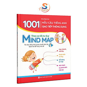 Sách 1001 mẫu câu tiếng Anh giao tiếp thông dụng - Theo sơ đồ tư duy Mind map - File đọc tiếng Anh Quét mã QR Theo từng chủ đề