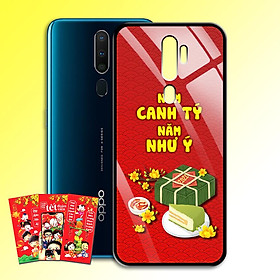 Ốp Lưng Kính Cường Lực cho điện thoại Oppo A9 2020 - 0383 7968 HPNY2020 20 - Tặng kèm bao lì xì Chúc Mừng Năm Mới - Hàng Chính Hãng