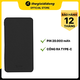 Mua Pin sạc dự phòng Polymer 20.000 mAh Type C PD QC3.0 X-mobile PowerBox P69D - Hàng chính hãng