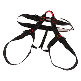 Mountaineering Rock Climbing Rappelling Harness Safety Seat Belts Sitting Bust Half Body Guide Harness