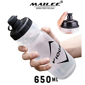 Chai Nước Xe Đạp 650ml YQ650 Chất Liệu Nhựa PP An Toàn Dễ Dàng Vệ Sinh (không kèm giá đỡ bình nước xe đạp) MaiLee