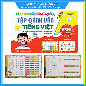 [Download Sách] Tập đánh vần tiếng Việt - Phiên bản 2022 - Kèm File đọc quét mã QR và video hướng dẫn cách đọc, cách ghép vần