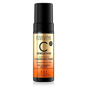 [Deal 99k] Sữa rửa mặt tạo bọt Eveline vitamin C phục hồi làm trắng da 150ML