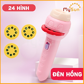 Đèn pin đồ chơi chiếu 24 - 56 hình con vật kể chuyện cho bé