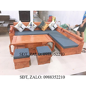Mua Bộ Bàn ghế góc Kim Cương gỗ Sồi Nga