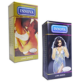 Bao Cao Su Innova Đen và Vàng 2 Hộp (Hộp 12 chiếc)