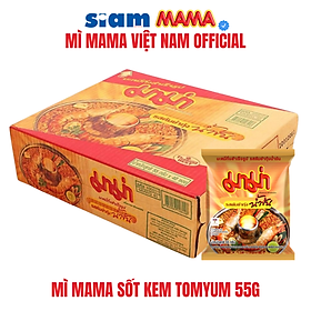 THÙNG 30 GÓI - MÌ MAMA SỐT KEM TOMYUM 55G