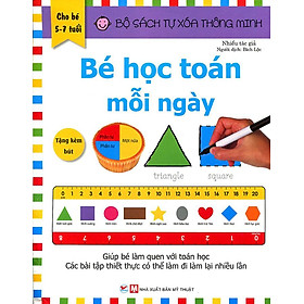 Bộ Sách Tự Xóa Thông Minh - Bé Học Toán Mỗi Ngày