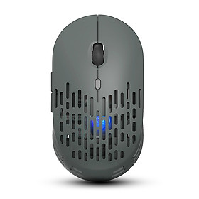HXSJ T38 2.4G Wireless Mouse Mute Office Mouse 3 Adjustable DPI Colorful Breathing Light Built-in Rechargeable Battery