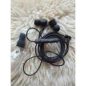Mua Tai Nghe Jack Chuẩn 3.5mm Âm Thanh Siêu Bass Với Dây Bọc Dù Chống Rối Dành Cho Các Dòng Máy Điện Thoại Như Samsung - LG - Sony - Huawei - Xiaomi - Oppo - Vivo ( Tặng Kèm Núm Silicone Thay Thế)