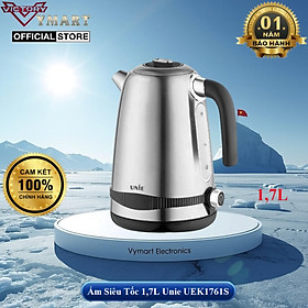 Ấm siêu tốc cao cấp UNIE UEK1761S, Màn hình LED hiển thị sắc nét, công suất 2000W,dung tích 1.7L,Chất liệu an toàn cho sức khoẻ ,Hàng Chính hãng bảo hành 12 tháng
