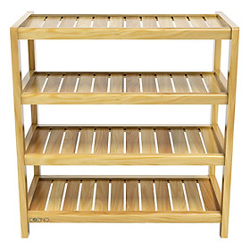 Kệ Giày Dép CZN463 Gỗ Cao Su 4 Tầng (63 x 30 x 68 cm)