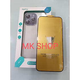 Ốp Lưng Totu dành cho Iphone 15 Promax tặng kèm 1 cường lực full OG - Hàng Chính Hãng