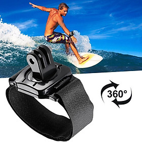 Dây đen đeo cổ tay xoay được 360 độ cho máy ảnh GoPro Hero 4/3+ - GoPro SJCAM SJ4000