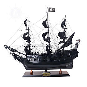 Mô Hình Thuyền Cướp Biển Bằng Gỗ Black Pearl Pirate Dùng Để Trưng Bày Trang Trí Dài 71 Cm