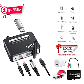 Mua Hàng Chính Hãng - Bộ Chuyển Đổi Âm Thanh DAC B35S HIFI Bluetooth  Chuyển Đổi Analog Mượt Mà  Hỗ Trợ Đa Dạng Kết Nối Optical Coaxial AUX USB Bluetooth 5.1   Phạm Vi Kết Nối 20m  Âm Thanh Vượt Trội  TỰ Động Kết Nối Dễ Dàng  Remote - ROGTZ