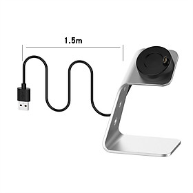 for Garmin Forerunner 745 Quatix 5 Charger, USB Charging Cable Dock Accessories for Garmin Forerunner 745 Quatix 5 D2 Delta Vivoactive 3