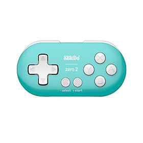 Tay cầm chơi game 8BitDo Zero 2 Bluetooth Gamepad Tương thích với Nintendo Switch Windows Android-Màu xanh dương