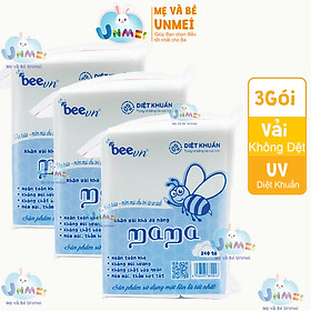 Combo 3 bịch Khăn vải khô đa năng Mama (bịch 240 tờ)