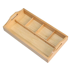 Funny Montessori Wooden Tray Sand Box for Children Early Education Kids Teaching
