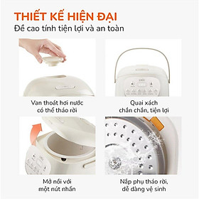Nồi Cơm Điện Unie URC-815, Lòng Nồi Gốm 1.5Lit - 6 Chế Độ Nấu, Hàng Chính Hãng