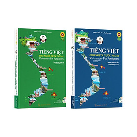 Bộ sách Tiếng Việt cho người nước ngoài 2 cấp độ Sơ cấp tái bản - Trung cấp (Kèm CD)