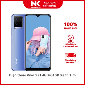 Mua Điện thoại Vivo Y21 4GB/64GB Xanh Tím - Hàng Chính Hãng