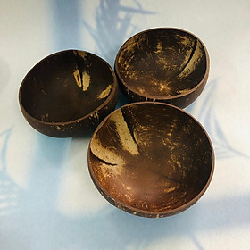 Mua BÁT/GÁO DỪA Trơn 13-15cm  Bát Dừa Tự Nhiên  Đựng Smoothie  Salad  Mix Trái Cây