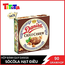 Bánh quy bơ Danisa Socola Hạt Điều Hộp 90g (date mới)