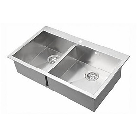 Chậu rửa chén bát Inox đúc nguyên khối 2 hộc