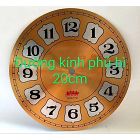 Mua  COMBO 03 MÓN  Bộ máy đồng hồ treo tường kim trôi – Mặt nhôm D20 – Kim mã 8097 – Lắp ráp DIY