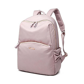 Giá thấp nhất ba lô túi máy tính túi xách nữ phiên bản Hàn Quốc của xu hướng thời trang mới ba lô du lịch vải Oxford thông thường dành cho doanh nhân - bướm hồng