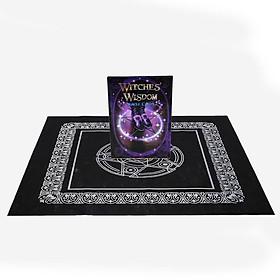 Combo Bộ Bài Bói Wisdom Oracle của Witches Oracle Cards Cao Cấp và Khăn Trải Bàn Tarot