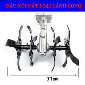 Mua Đầu xới đất lắp máy cắt cỏ - Lồng cong  trục 26  9 khía