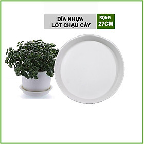 Đĩa lót chậu R27cm trồng cây, hoa kiểng