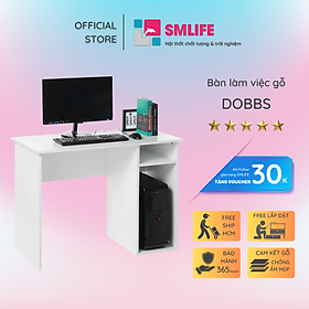 Mua Bàn vi tính gỗ phong cách hiện đại SMLIFE Dobbs