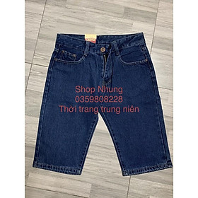 Quần ngố bò nam trung niên ống suông hàng đẹp ảnh thật