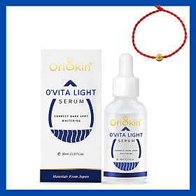 Serum Mờ Thâm Trắng Da Se Khít Lỗ Chân Lông Oriskin O’vita Light Serum chai mini 10ml, Tặng Kèm Vòng Tay May Mắn 