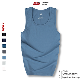 Áo Ba Lỗ Nam 5S (7 màu), Vải Cotton Mềm Mại, Thấm Hút Mồ Hôi, Co Giãn Cực Tốt, Kiểu Dáng Thể Thao, Thoải Mái Vận Động