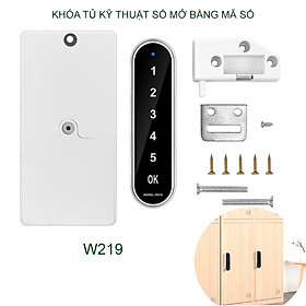 Mua Khóa số điện tử W219 cho hòm  tủ cá nhân  ngăn kéo bàn  loại 5 mã có thể thay đổi