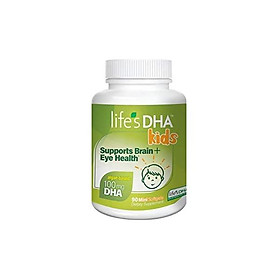 Life’s DHA Kids All-Vegetarian DHA Dietary Supplement | Supports a Healthy Brain, Eyes & Heart* | 100% Vegetarian | From All-Natural Plant Source | 100 mg of DHA Omega-3 | 90 Easy-To-Swallow Softgels