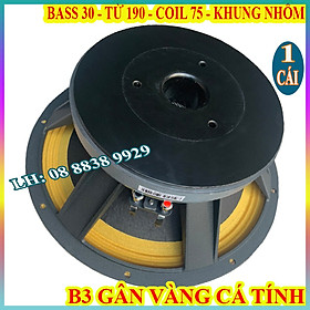 CỦ LOA BASS 30 B3 AUDIO COIL 75 TỪ 190 GÂN VÀNG CAO CẤP