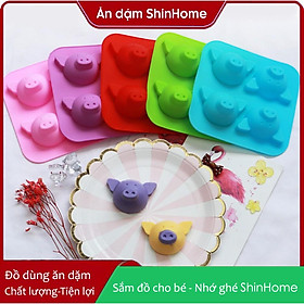 Mua Khuôn silicon làm bánh  thạch cho bé hình heo to