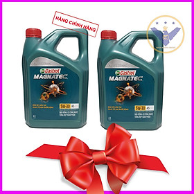 Combo 2 can dầu nhớt Castrol Magnatec Professional A5 5W-30 tổng hợp 4L