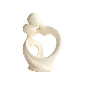 Abstract Figurine Ornament Lover Statues Artistic Collection Couple Sculpture Resin Statue for Desk Cabinet Home Decoration Anniversary Gift