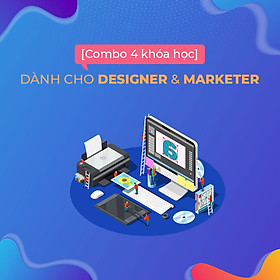 Bộ 4 khóa học thiết kế đồ họa cho designer và marketer